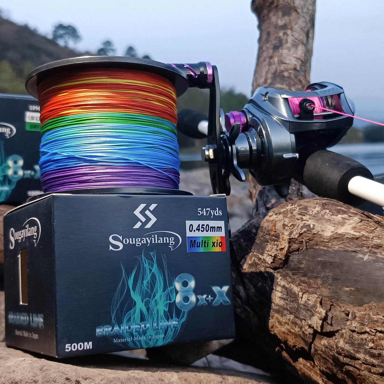 Linha Multifilamento Sougayilang Kingpesque 9 Fios 300m-500m