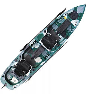 Caiaque Duplo Pesca Mero Com 2 Pedais + Carrinho - Caiaker