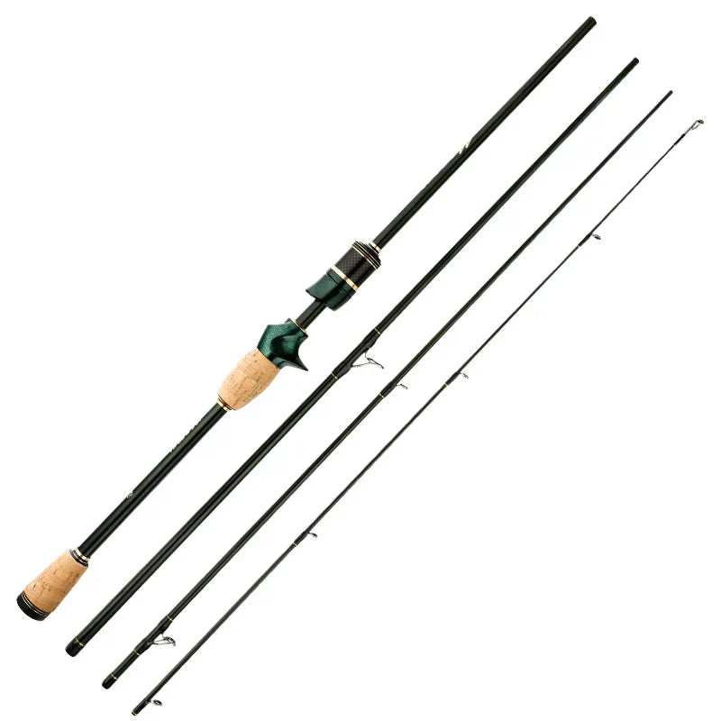 Vara de Pesca Profissional Cenreo Em 4 Partes Fibra De Carbono Alta Qualidade 1.8m A 2.4m