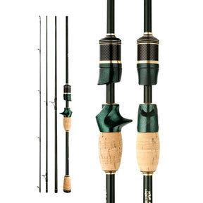 Vara de Pesca Profissional Cenreo Em 4 Partes Fibra De Carbono Alta Qualidade 1.8m A 2.4m